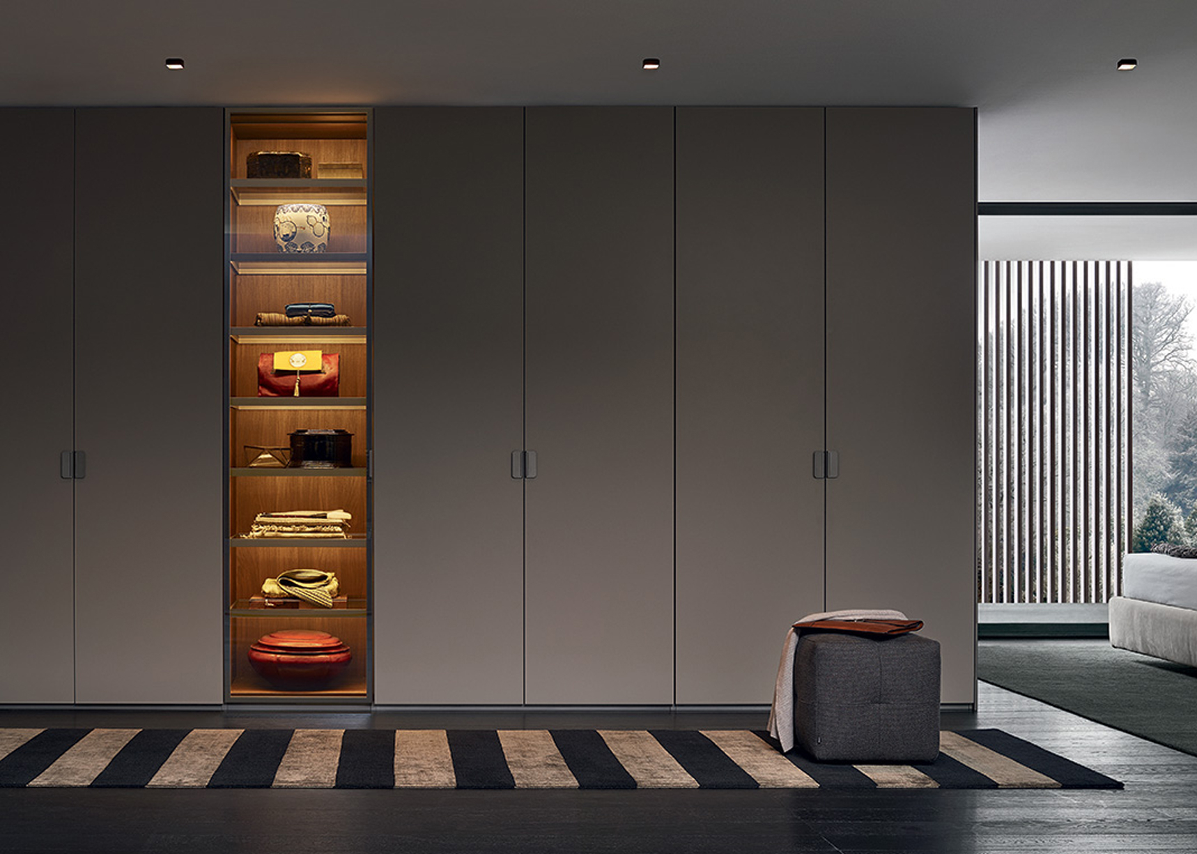 全屋定制卧室整体家居摩登时代现代轻奢衣柜